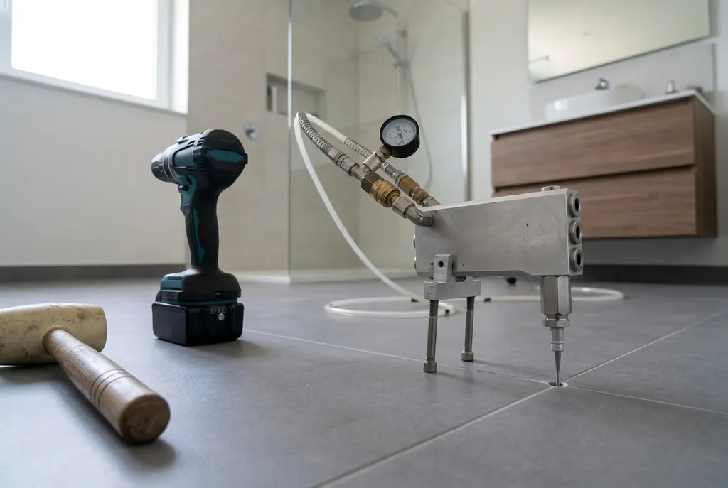 Kitbedrijf Zaltbommel – holle tegels injecteren